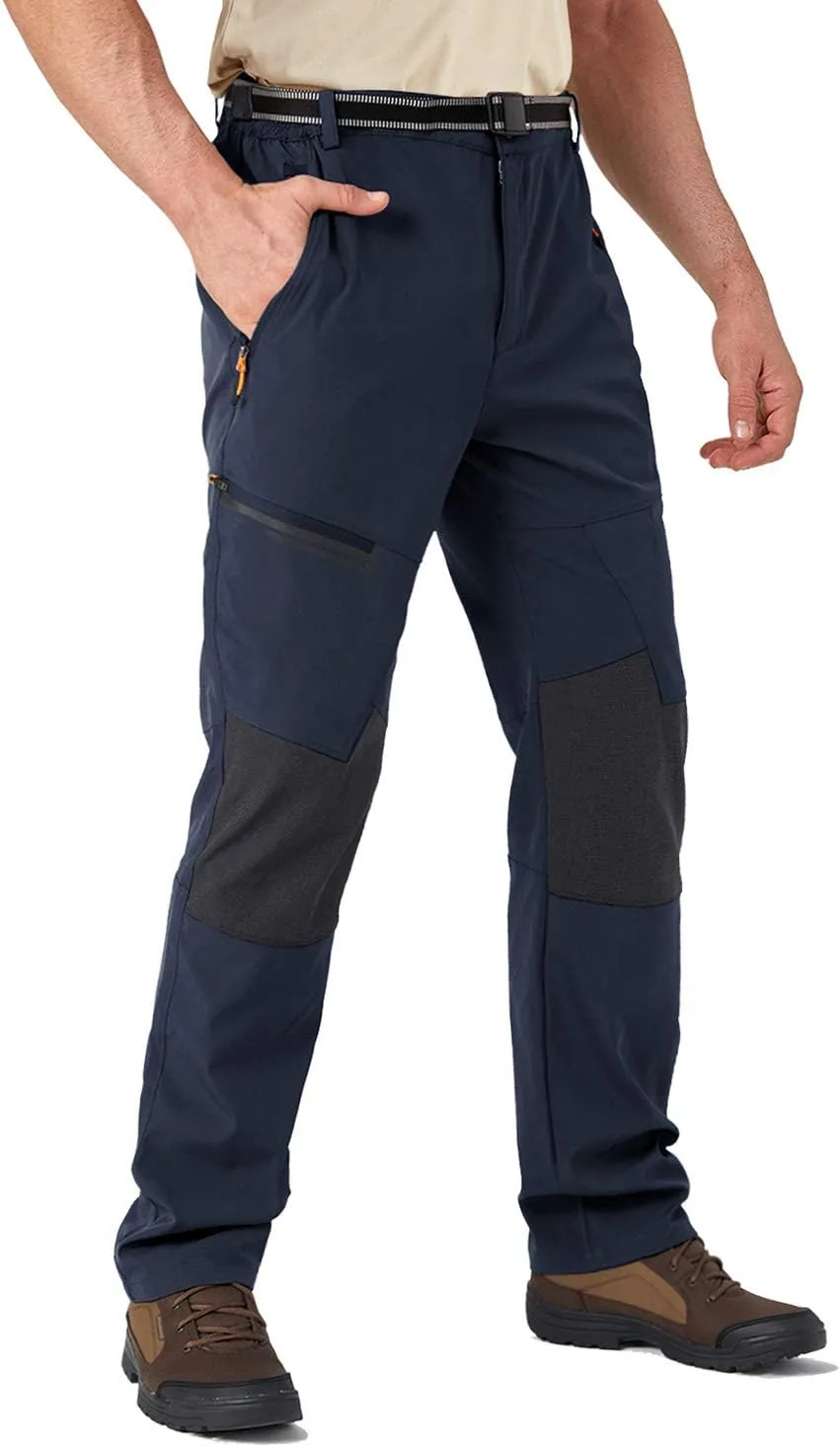 TACVASEN Men's Water Resistant Hiking Pants All Seasons Quick Dry Working Cargo Pants