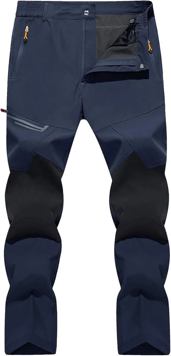 TACVASEN Men's Water Resistant Hiking Pants All Seasons Quick Dry Working Cargo Pants