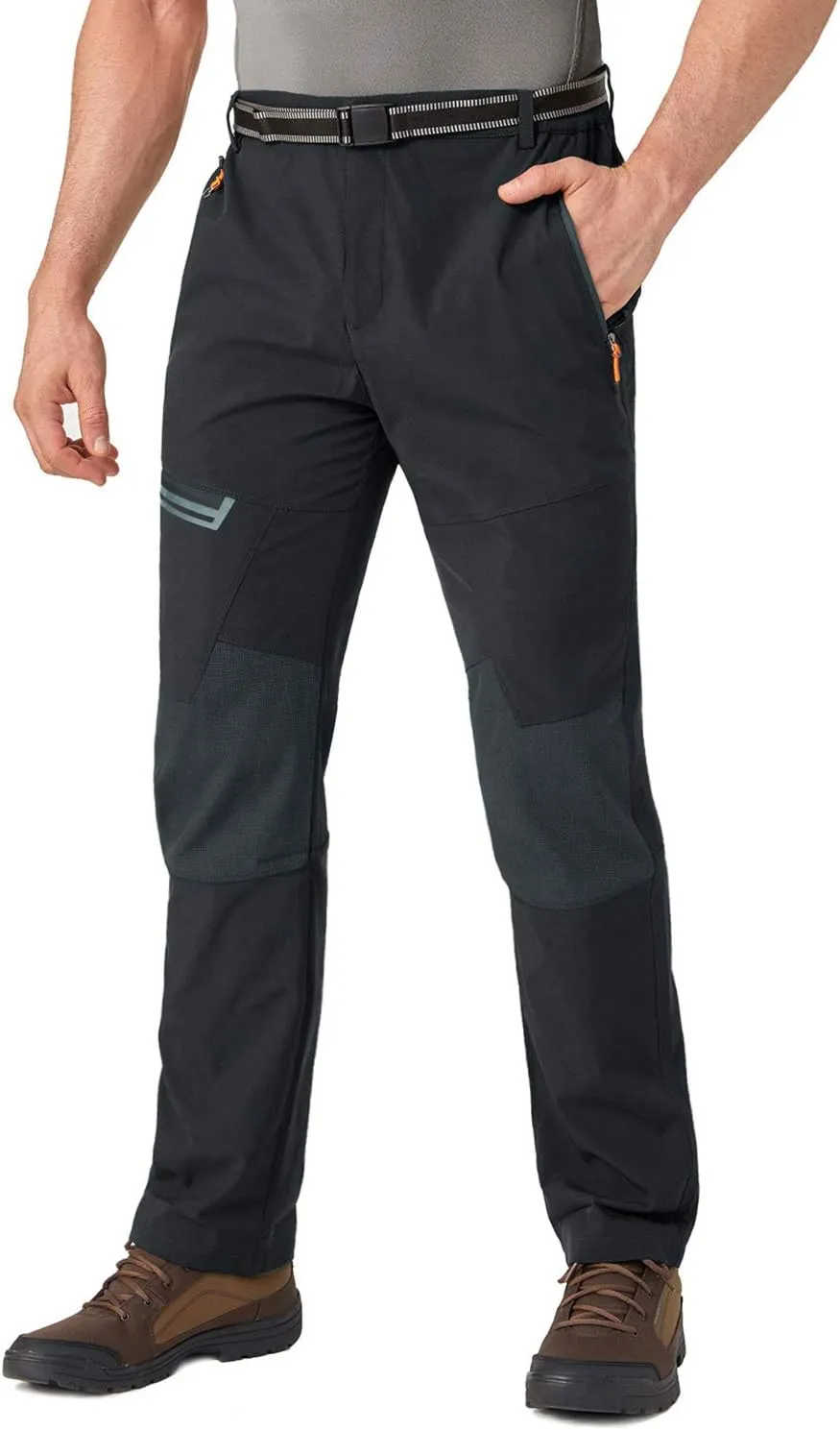 TACVASEN Men's Water Resistant Hiking Pants All Seasons Quick Dry Working Cargo Pants