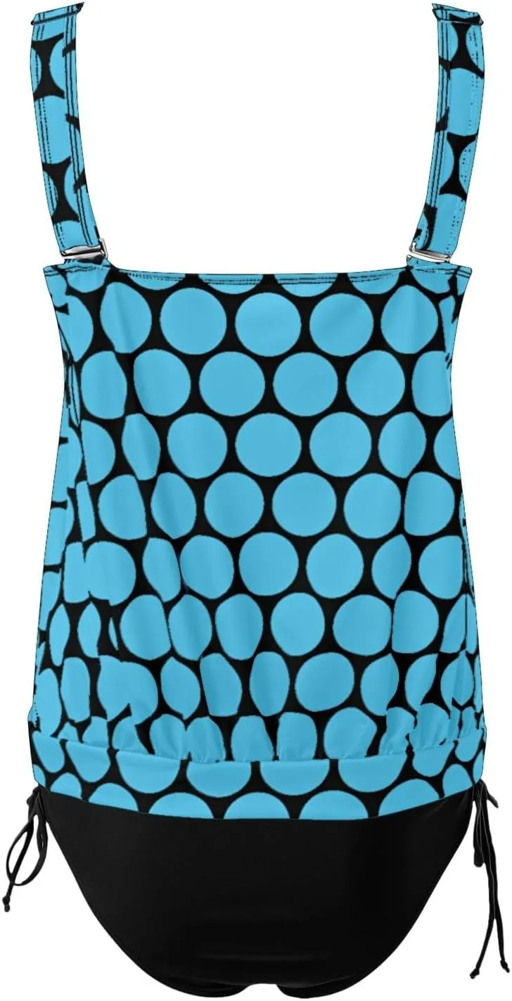 Tankini Swimsuits for Women Tummy Control Flowy Swimwear Two Piece Plus Size Bathing Suits 2025 Swim Tank Top with Boyshorts