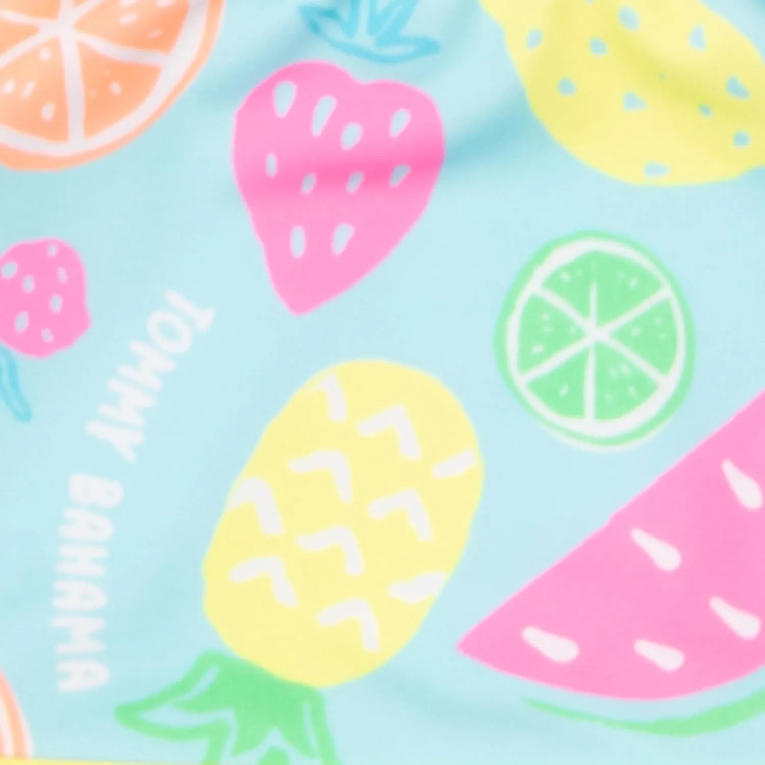 Tommy Bahama Girls 2-Piece Swimsuit Set, Racerback Top and Bikini Bottoms, Quick-Drying Tropical Print Swimwear for Kids