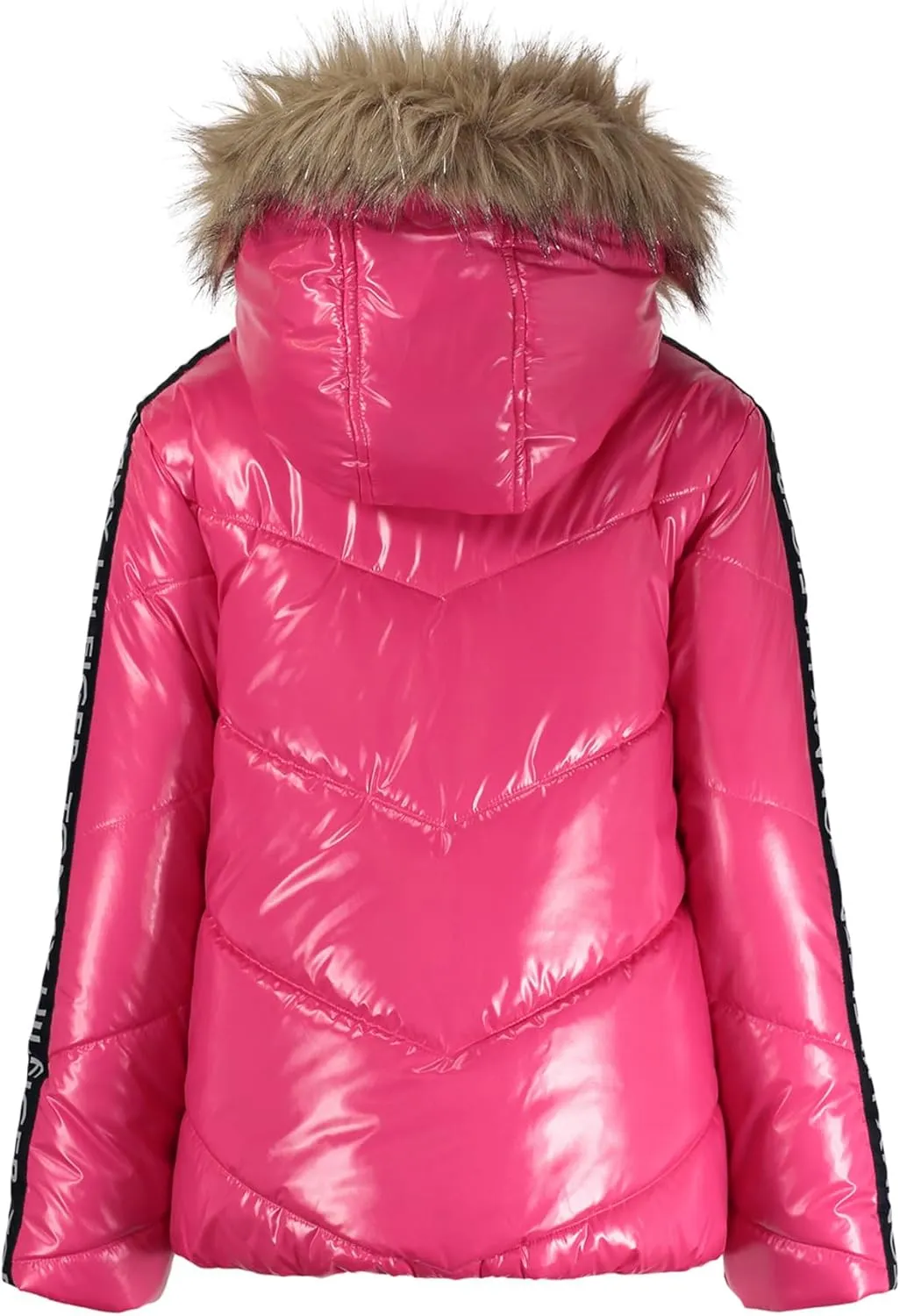 Tommy Hilfiger Girl's Chevron Puffer (Big Kids)