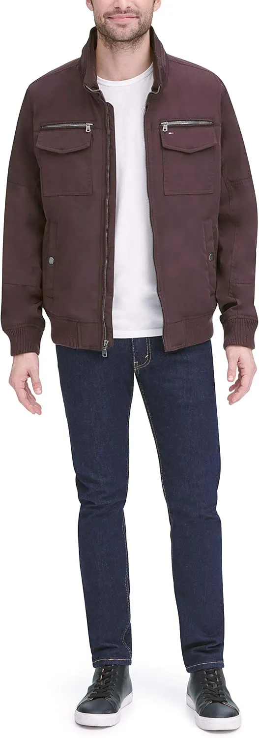 Tommy Hilfiger Men's Water Resistant Performance Bomber Jacket (Standard and Big & Tall)
