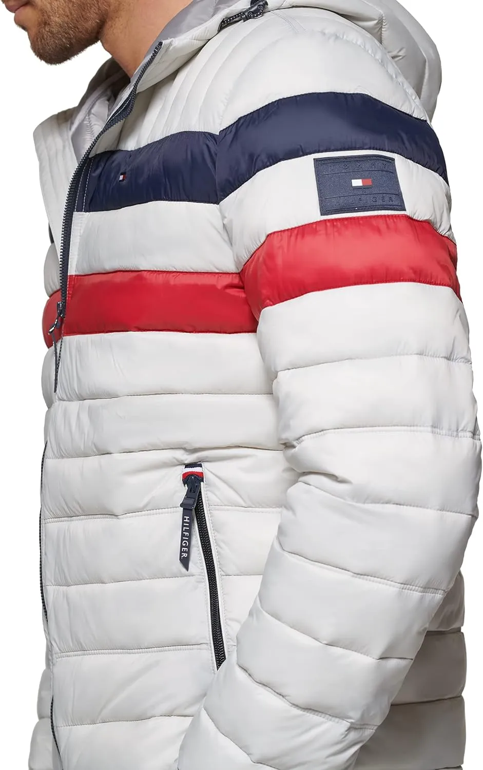 Tommy Hilfiger Men's Water Resistant Ultra Loft Filled Hooded Puffer Jacket