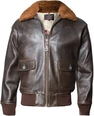 Top Gun Official Military G-1 Leather Jacket