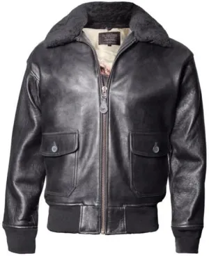 Top Gun Official Military G-1 Leather Jacket