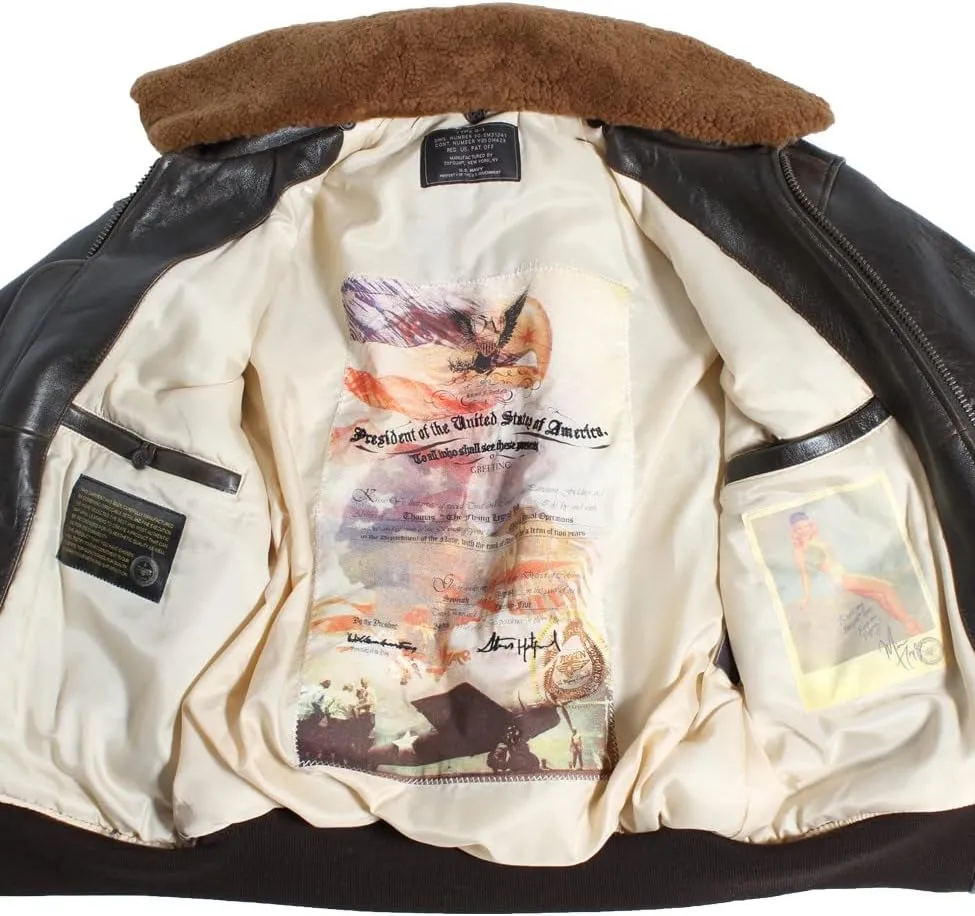 Top Gun Official Military G-1 Leather Jacket