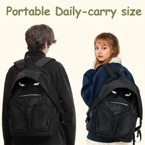 Travel Laptop Backpack, Hiking Backpack, Waterproof Bag with Multiple Pockets, Eyes Design