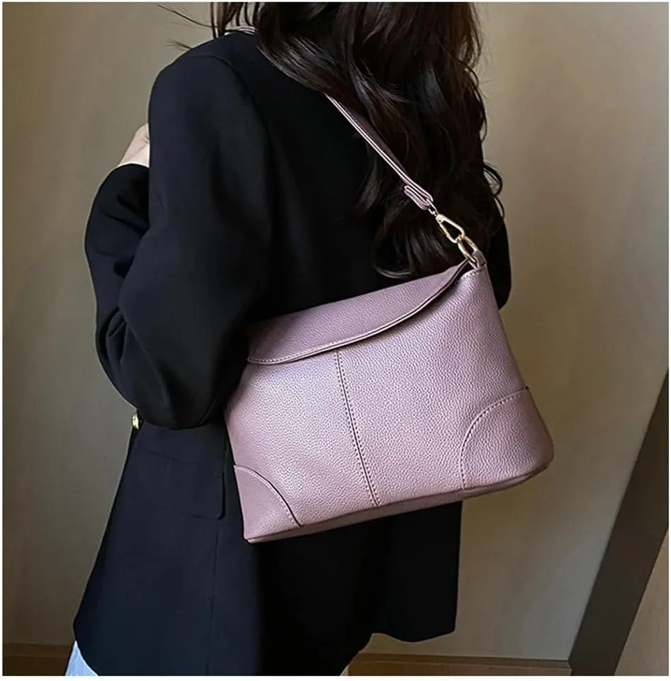 Trendy Crossbody Bags Women Cross Body Shoulder Bag Slouchy Underarm Crescent Hobo Handbag Cute Multiple Pockets Purses