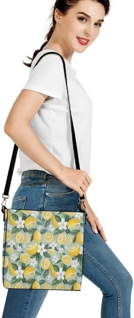 Trendy Shoulder Bucket Purses for Women Leather Casual Tote Crossbody Bucket Bag Multiple Pockets Shoulder Handbag