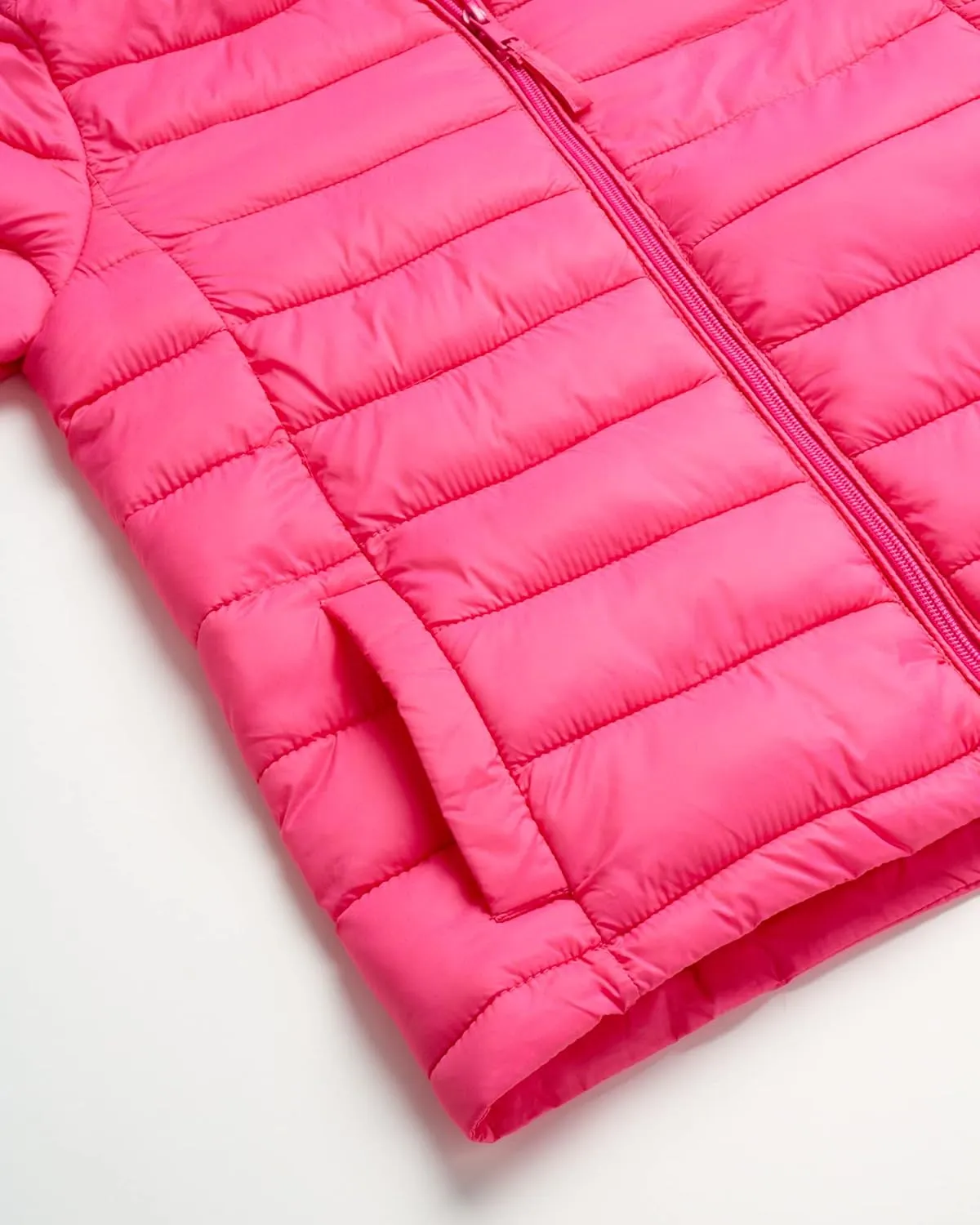 URBAN REPUBLIC Girls' Jacket - Packable Water Resistant Bubble Puffer Windbreaker Coat