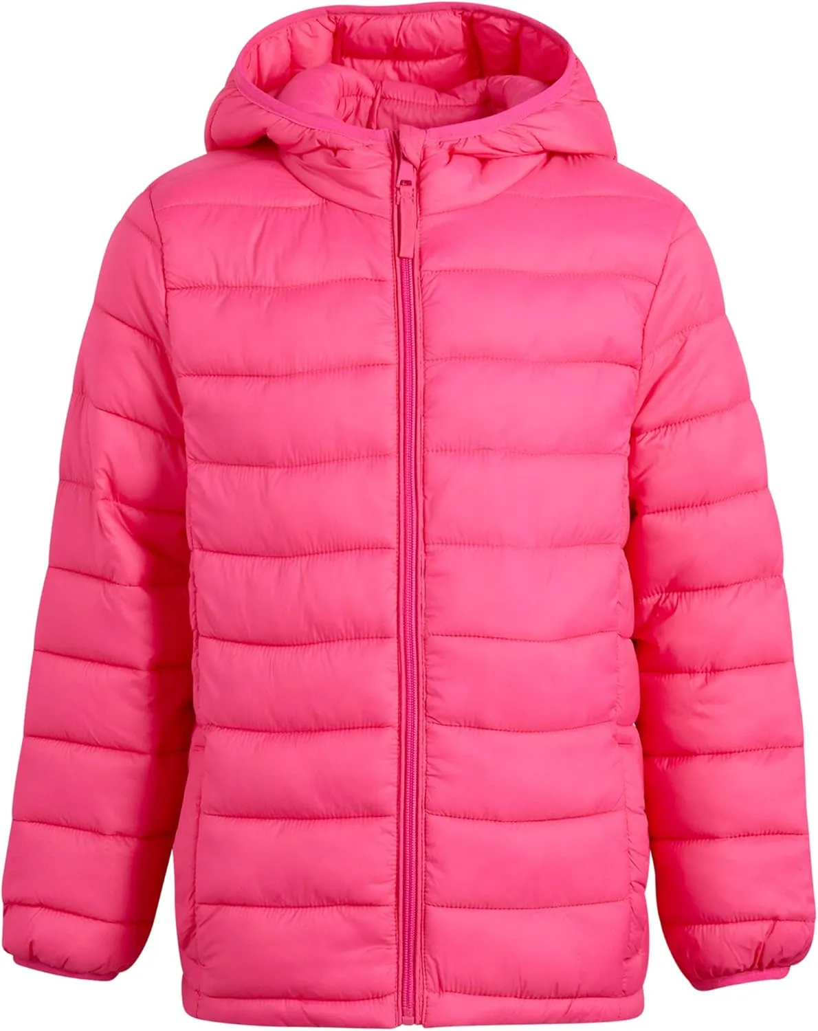 URBAN REPUBLIC Girls' Jacket - Packable Water Resistant Bubble Puffer Windbreaker Coat