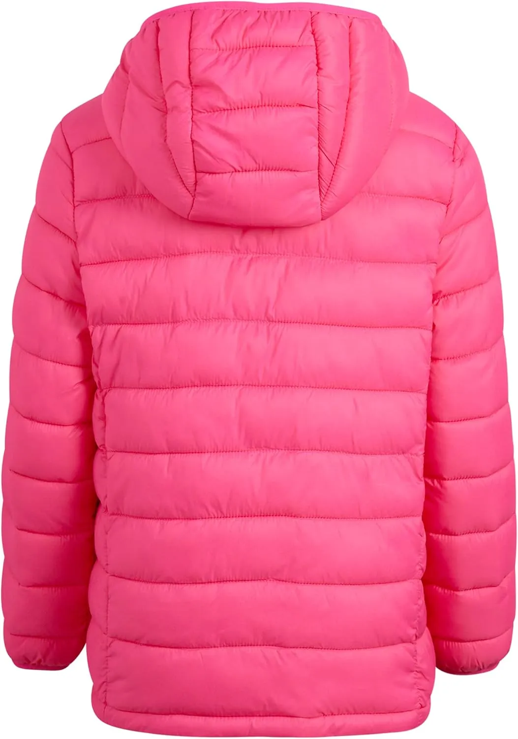 URBAN REPUBLIC Girls' Jacket - Packable Water Resistant Bubble Puffer Windbreaker Coat