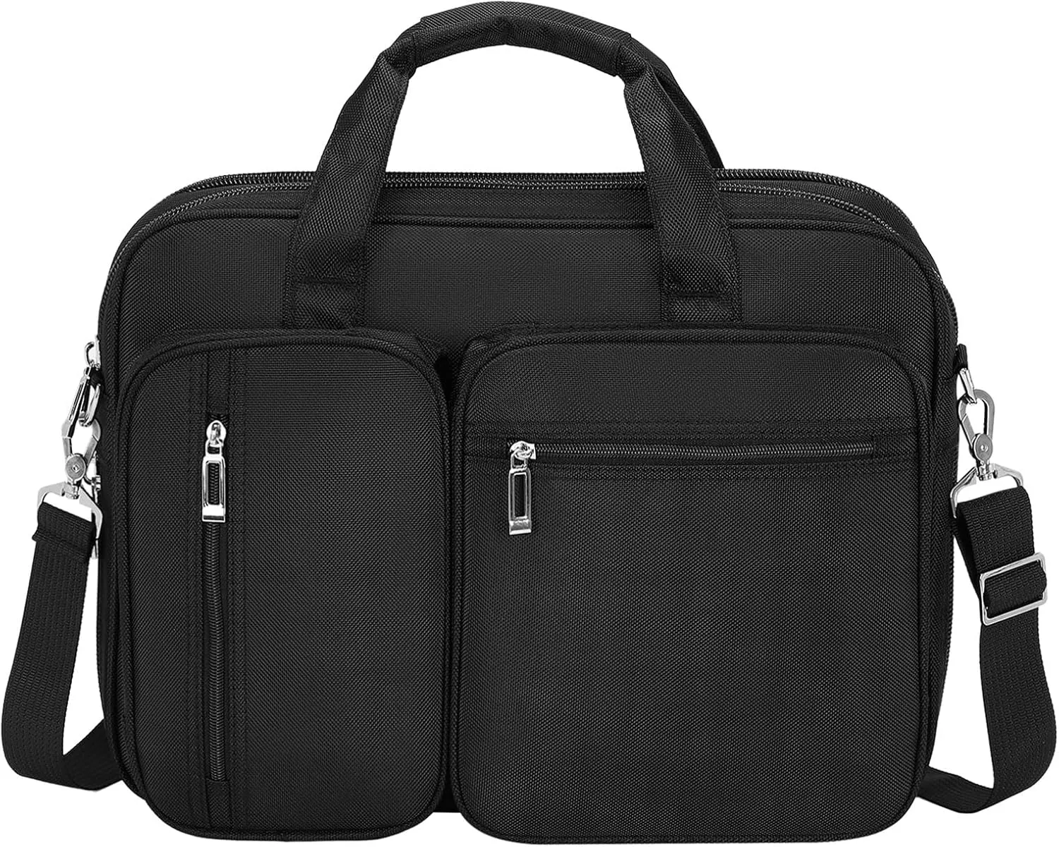 uxcell 15.6 Inch 360 Protective Laptop Bag Case, Water-Resistant Laptop Briefcase, Black