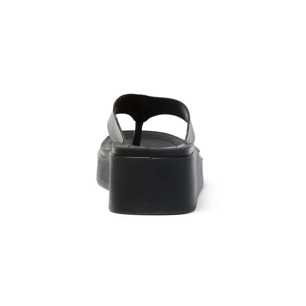Vacation Slide in Black Smooth