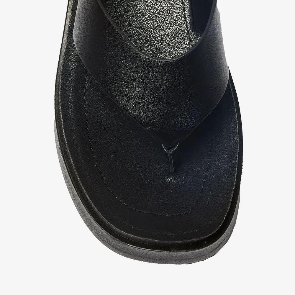 Vacation Slide in Black Smooth
