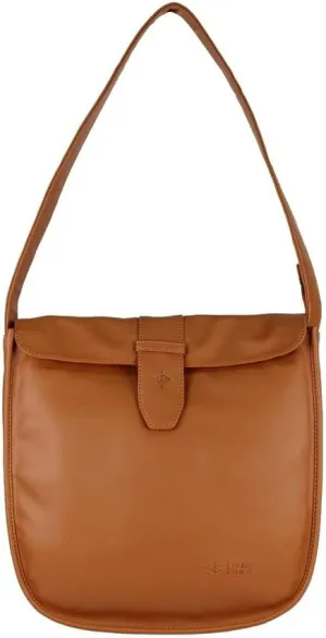 Vegan Leather Satchel for Women - Stylish & Lightweight HANDBAG with Flap Closure, Water-Resistant.