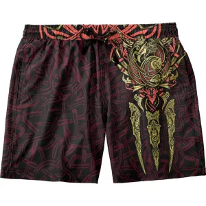 War Raven Swim Trunks