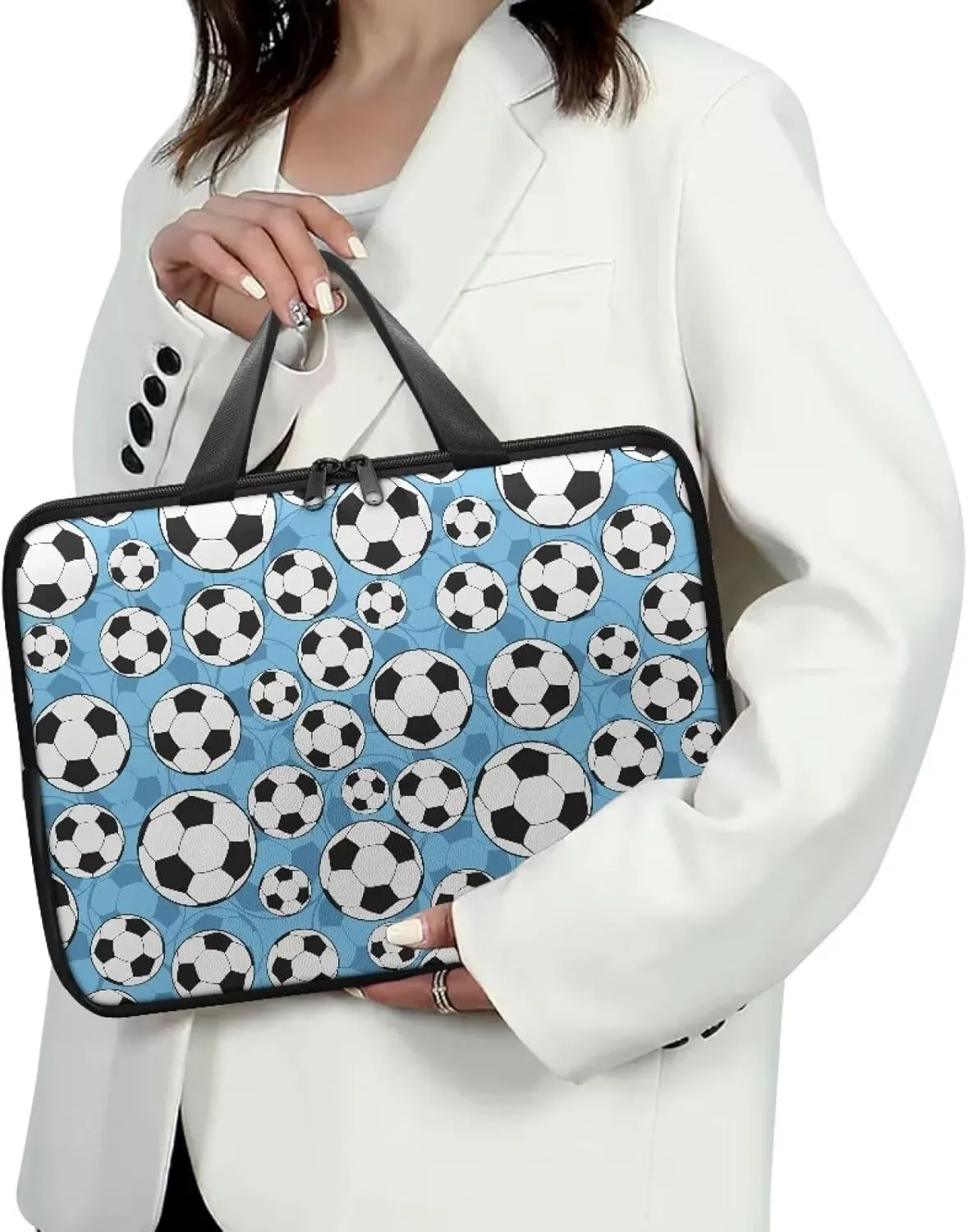 Water-Resistant Laptop Bag Leather Womens Laptop Carrying Case 10 12 13 15 17inch