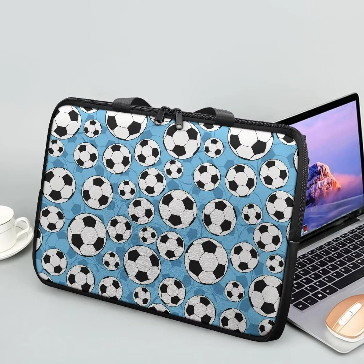 Water-Resistant Laptop Bag Leather Womens Laptop Carrying Case 10 12 13 15 17inch