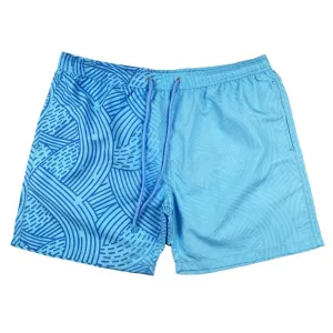 Wave Pattern Mens Color Changing Trunks