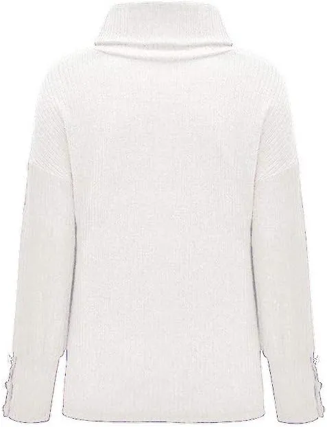 Women 2023 Fall Turtleneck Sweater Solid Long Sleeve Pullover Sweater Winter Chunky Knit Jumper Top Oversize Sweater