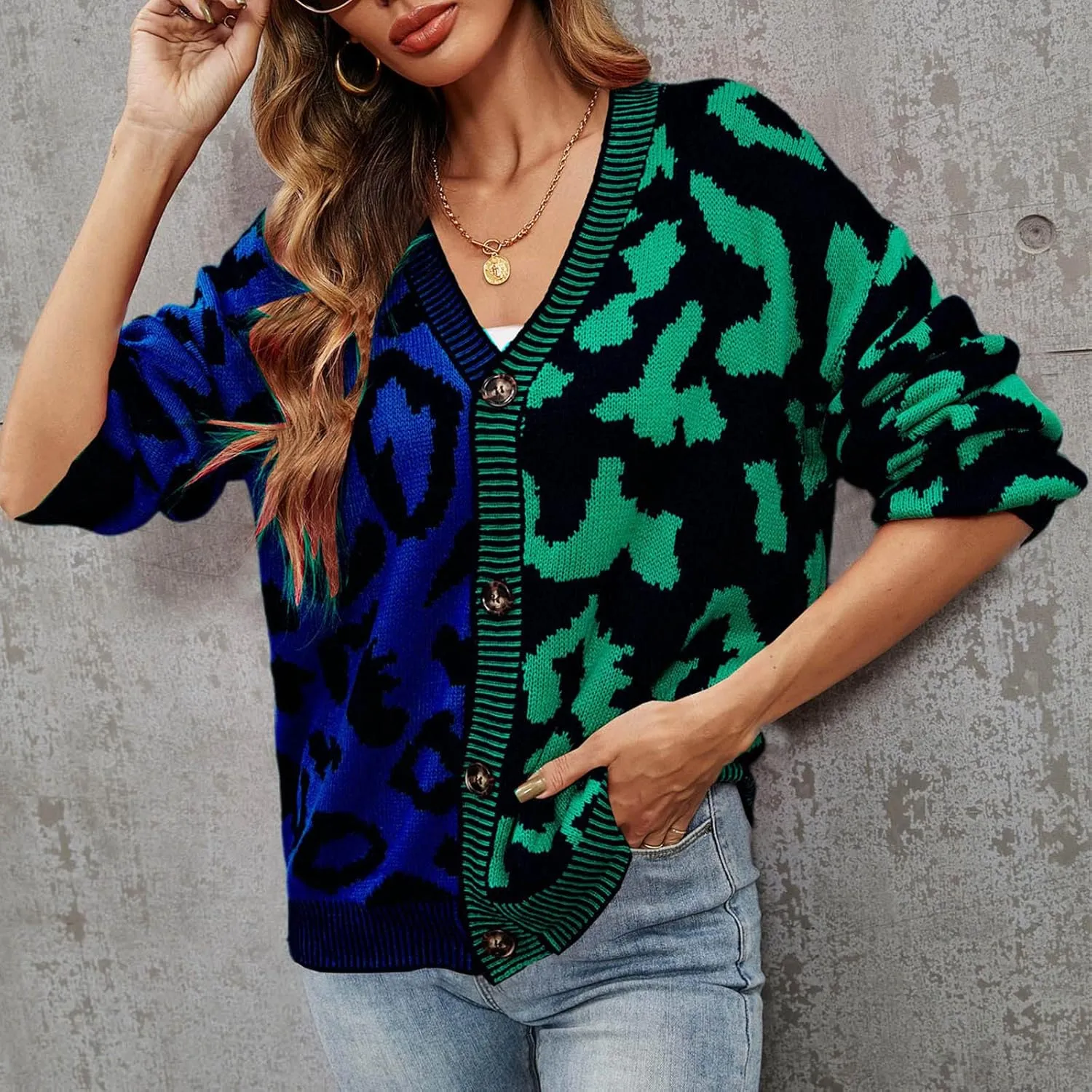 Women Floral Cropped Cardigan Long Sleeve Open Front Fuzzy Strawberry Print Knit Sweater Casual Y2k Knitwear Outerwear