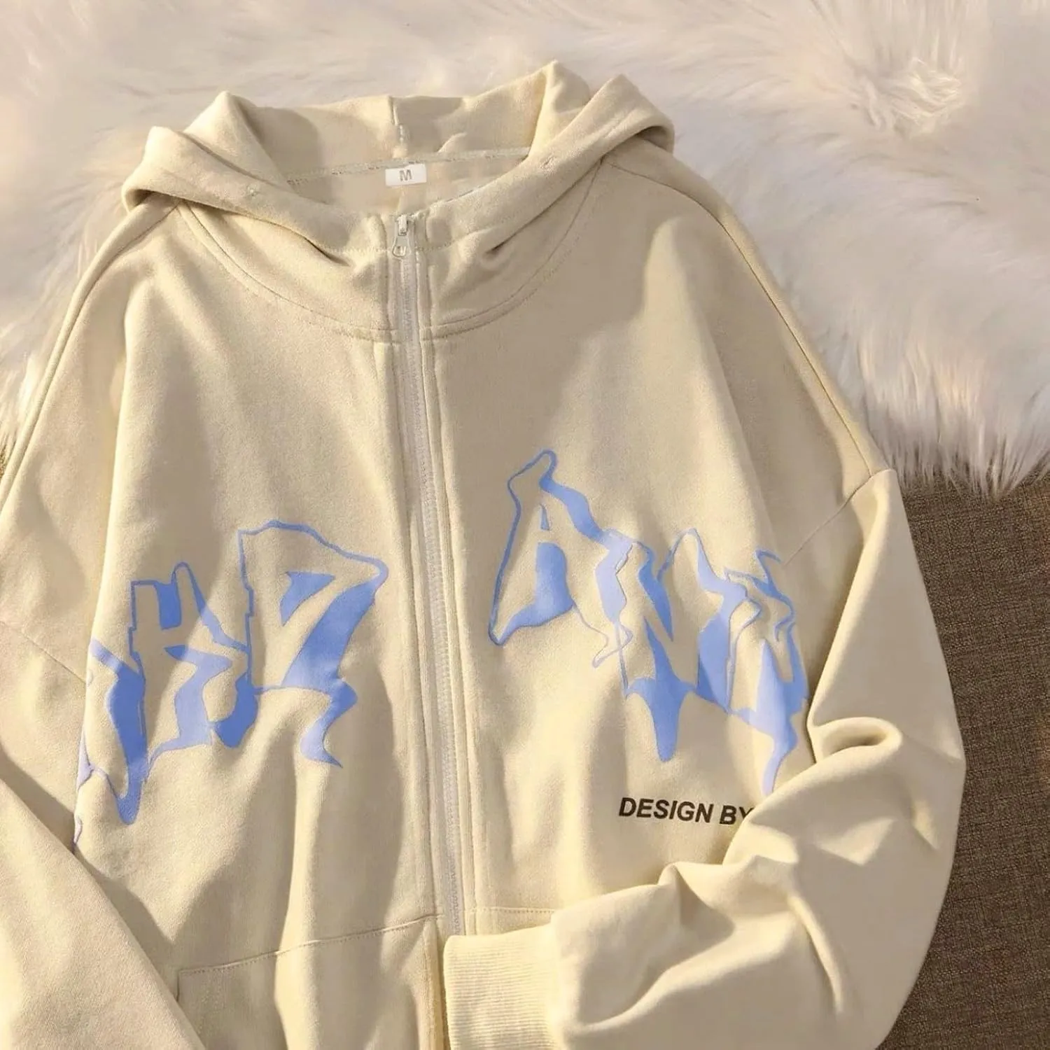 Women Men Y2K Zip Up Oversized Hoodie Dragon Graphic Emo Grunge Alt Baggy Fleece Jacket 90s Punk Streetwear Tops