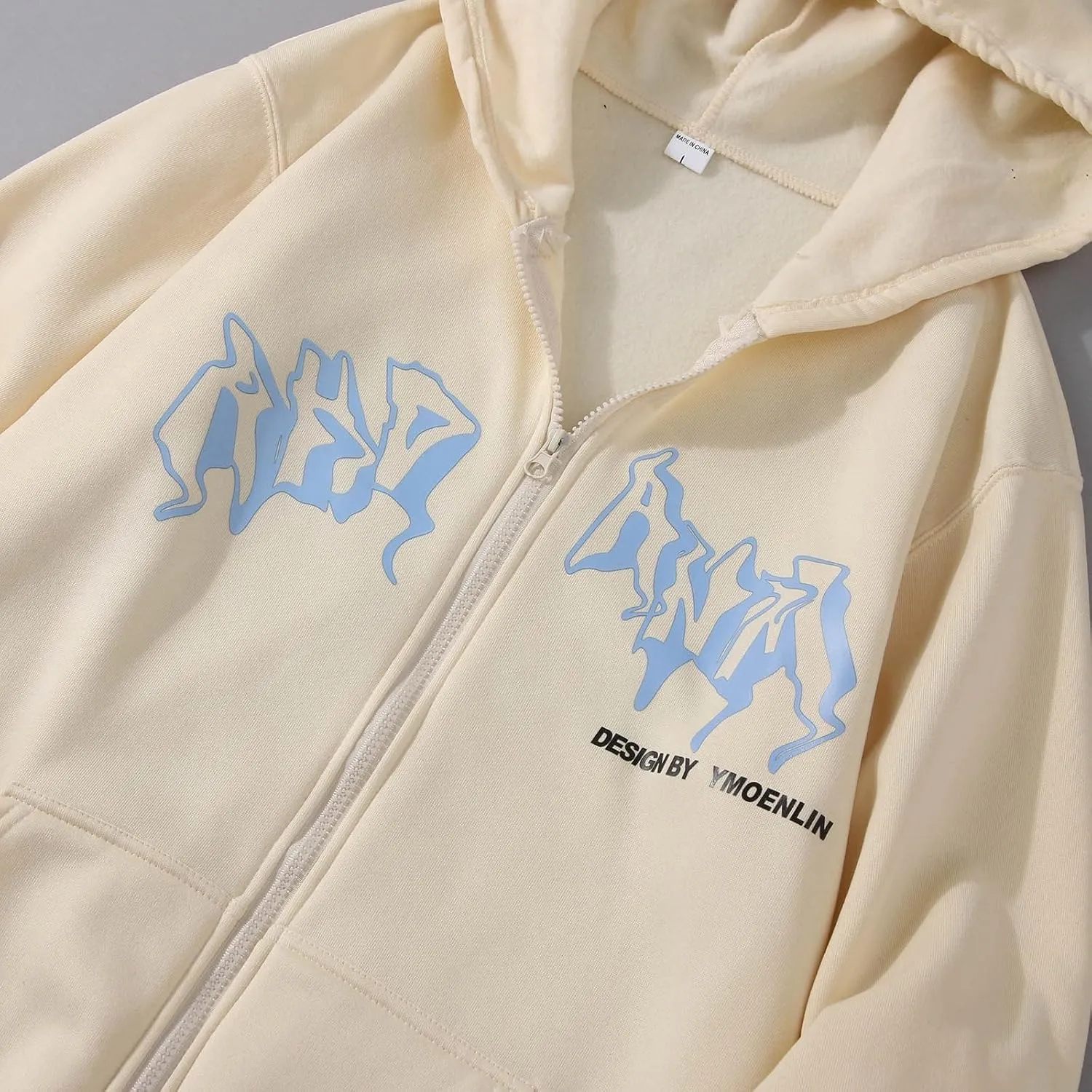 Women Men Y2K Zip Up Oversized Hoodie Dragon Graphic Emo Grunge Alt Baggy Fleece Jacket 90s Punk Streetwear Tops