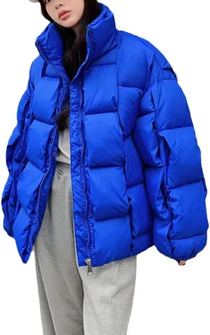 Women Overcoat Thick Cotton Padded Coat Female Cold Puffer Jacket