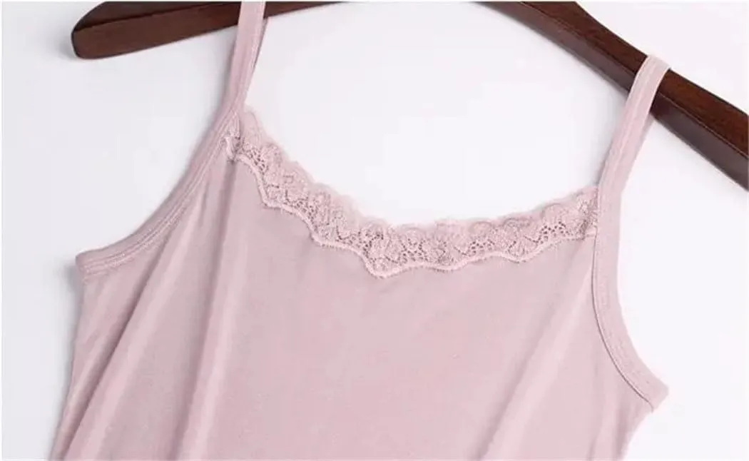 Women Silk Camisole 100%Mulberry Silk Tank Tops Female Sleeveless Cami Classic Basic Vest Cami