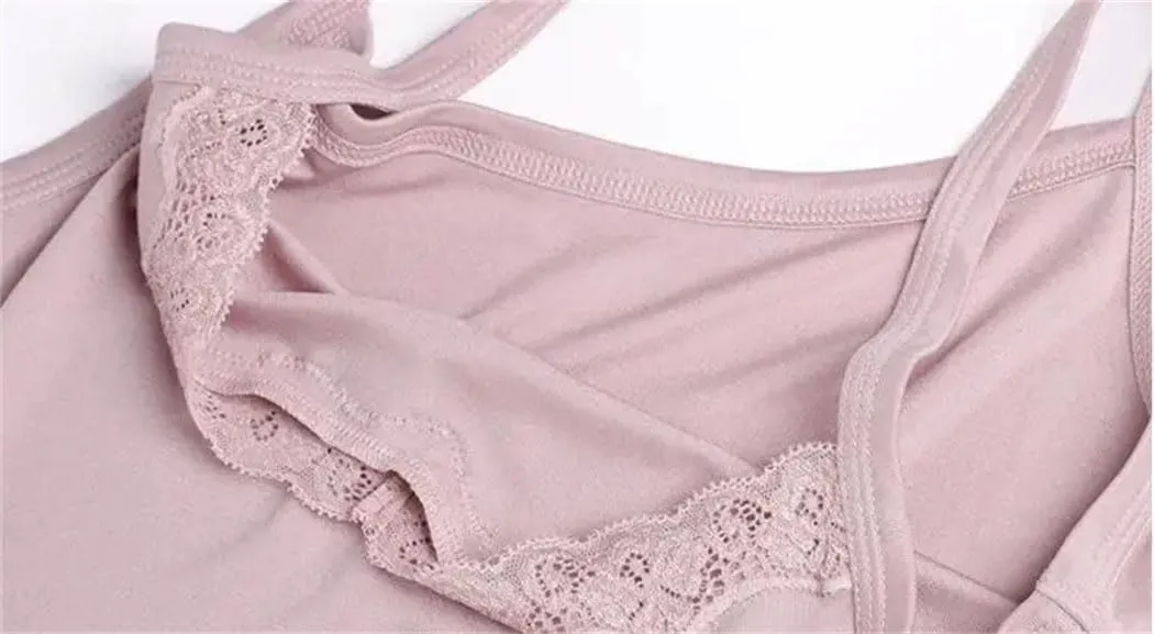 Women Silk Camisole 100%Mulberry Silk Tank Tops Female Sleeveless Cami Classic Basic Vest Cami