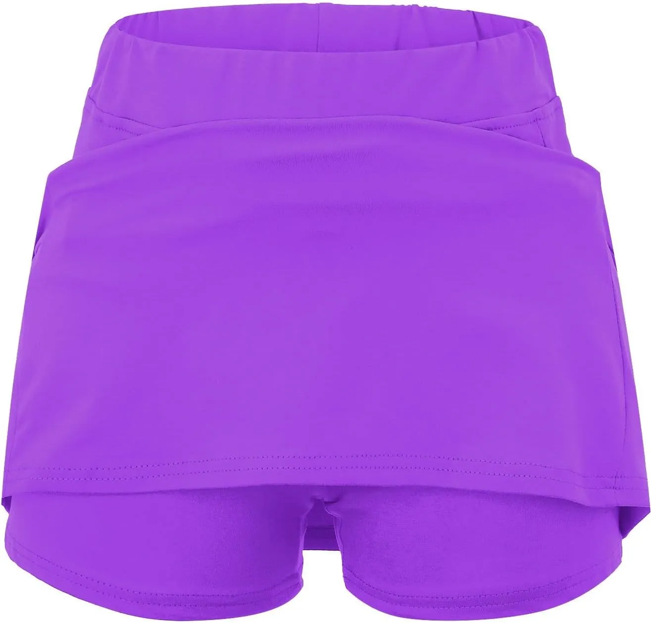 Womens Athletic Shorts Tennis Golf Skorts Skirt with Shorts Underneath High Waisted Athletic Skirt