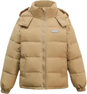 Women's Autumn Winter Coat Thick Down Cotton Padded Jacket Female Hooded Casual Loose Short Parkas