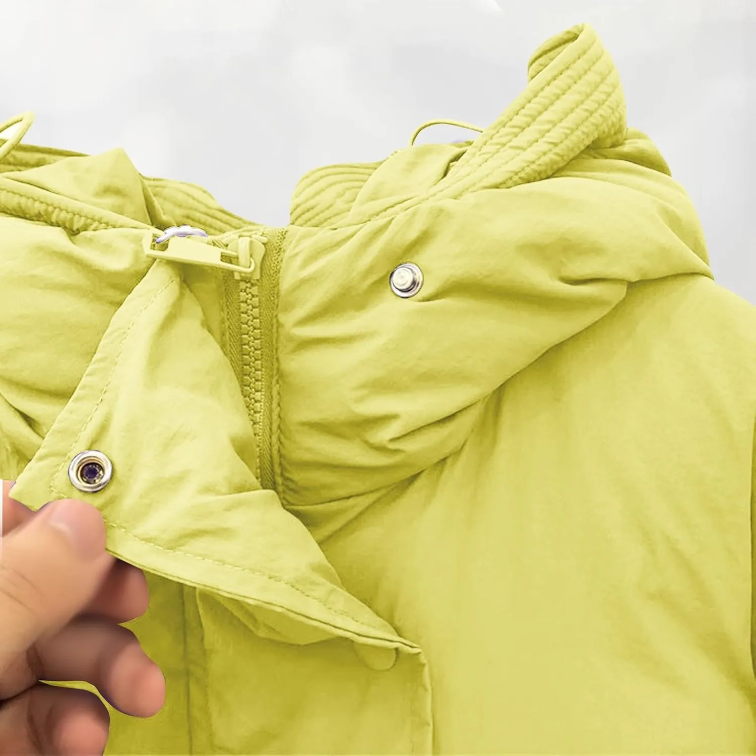 Womens Cropped Puffer Jackets Thicken Winter Coat Puffy Down Jacket Parkas Bubble Outerwear Quilted Lightweight Jackets