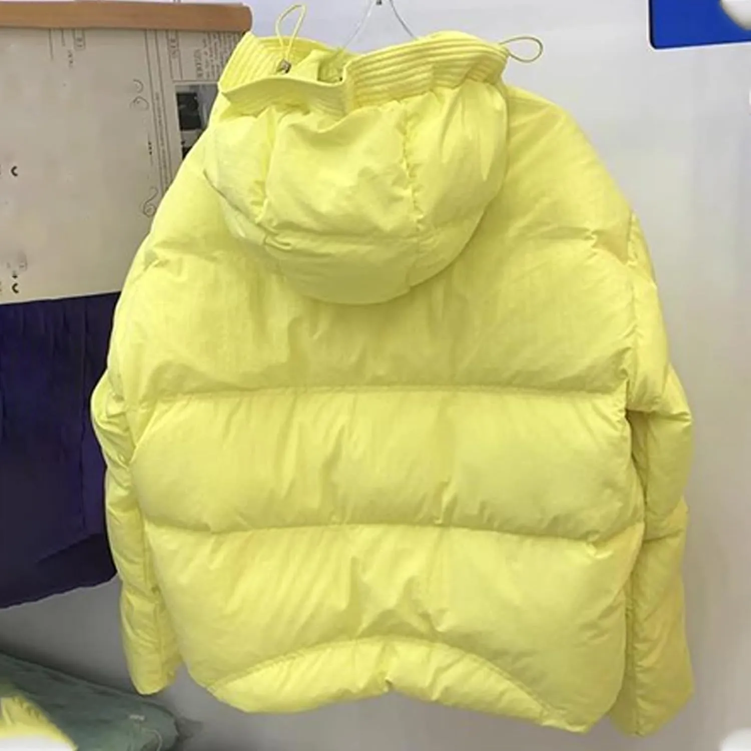 Womens Cropped Puffer Jackets Thicken Winter Coat Puffy Down Jacket Parkas Bubble Outerwear Quilted Lightweight Jackets