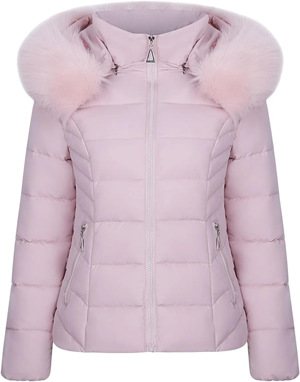 Womens Cropped Puffer Vest Hooded Winter Warm Sleeveless Jacket Zip Up Down Coat Quilted Jackets Padded Gilet Pockets