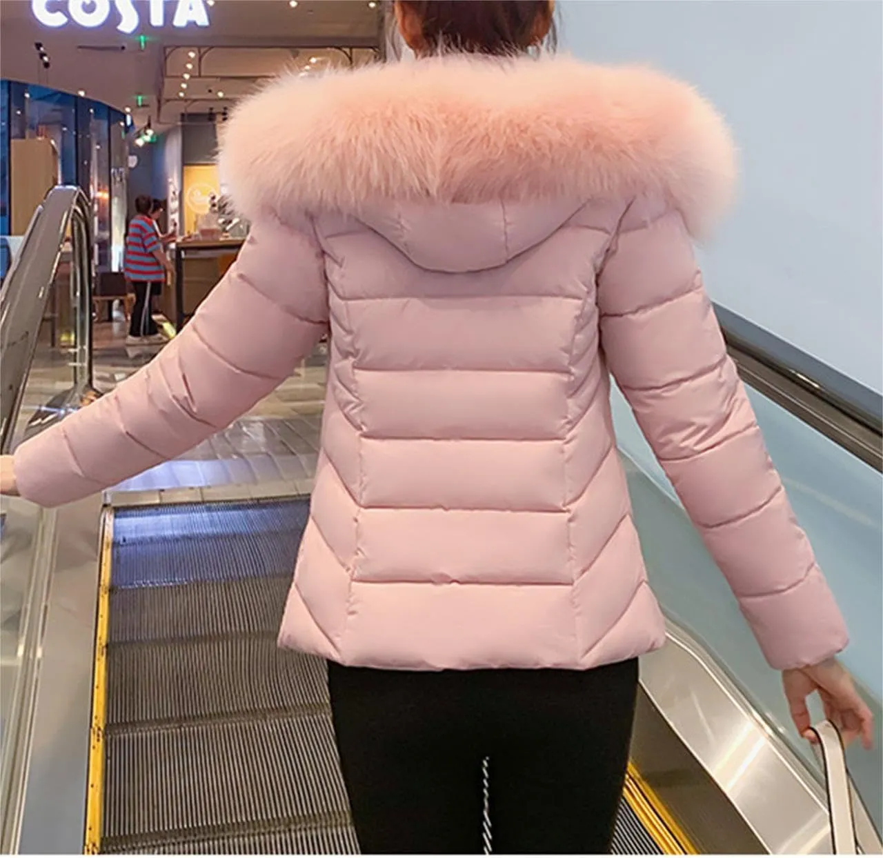 Womens Cropped Puffer Vest Hooded Winter Warm Sleeveless Jacket Zip Up Down Coat Quilted Jackets Padded Gilet Pockets
