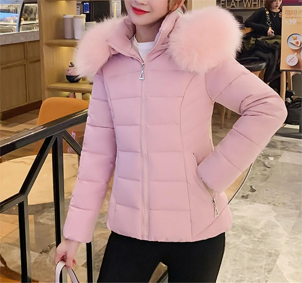 Womens Cropped Puffer Vest Hooded Winter Warm Sleeveless Jacket Zip Up Down Coat Quilted Jackets Padded Gilet Pockets
