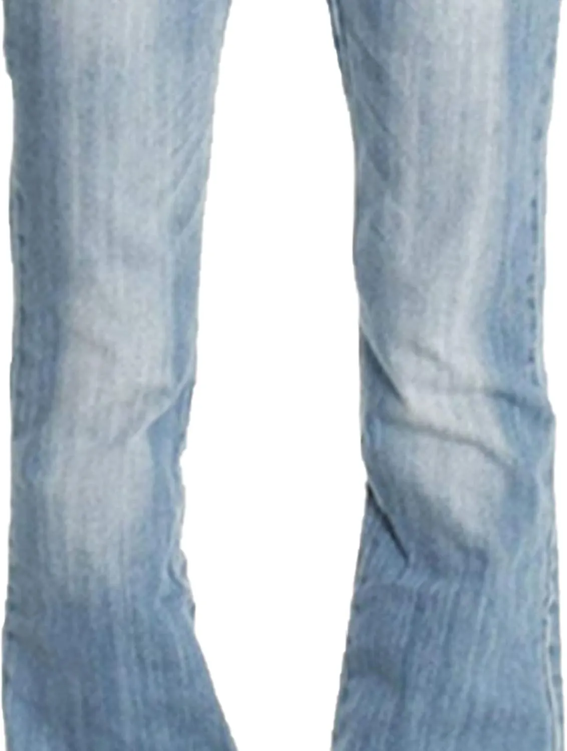 Women's Embroidered Slim Fit Jeans Retro Work Casual Denim Trousers Stretch Classic Bootcut Straight Jeans