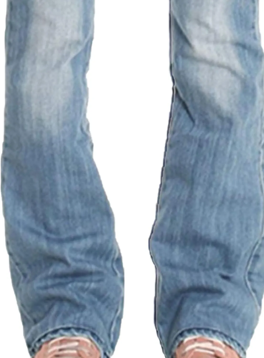 Women's Embroidered Slim Fit Jeans Retro Work Casual Denim Trousers Stretch Classic Bootcut Straight Jeans