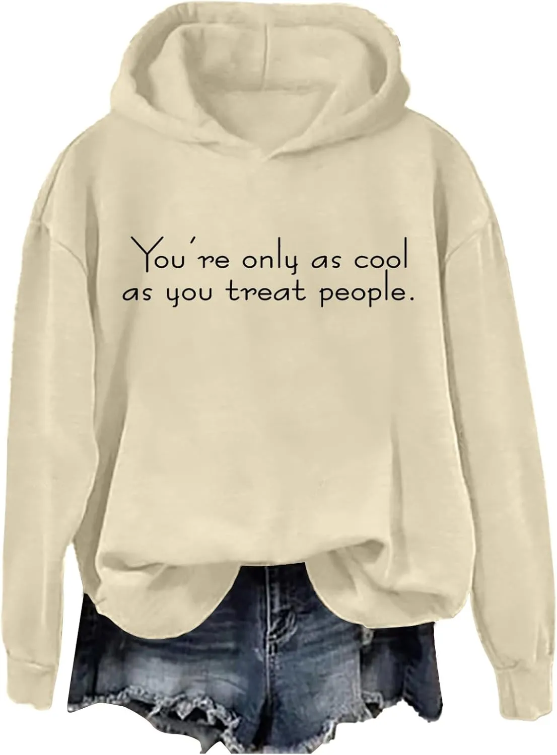 Womens Hoodies Half Zip Sweatshirts Women's Hooded Casual Sweater Women's Loose Lazy Style Solid Color Short Sweater