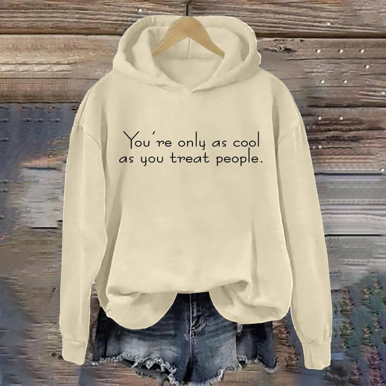 Womens Hoodies Half Zip Sweatshirts Women's Hooded Casual Sweater Women's Loose Lazy Style Solid Color Short Sweater