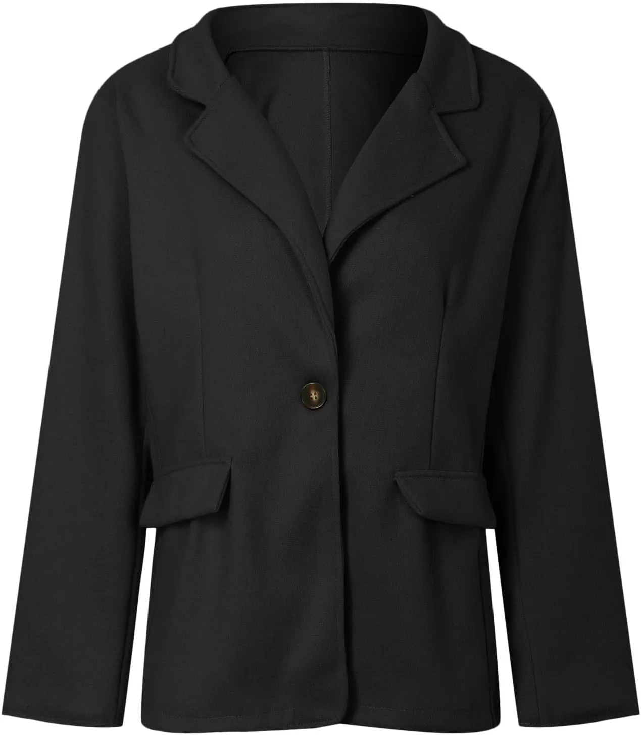 Womens Jackets Casual Single Breasted Hooded Jacket Lapel Neck Long Sleeve Solid Color Trench Coat for Women 2024