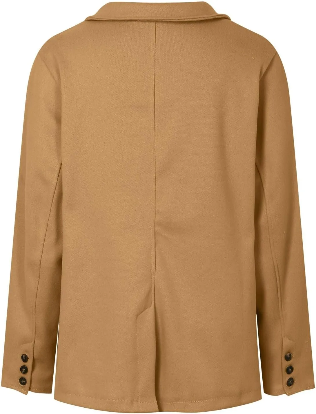Womens Jackets Casual Single Breasted Hooded Jacket Lapel Neck Long Sleeve Solid Color Trench Coat for Women 2024