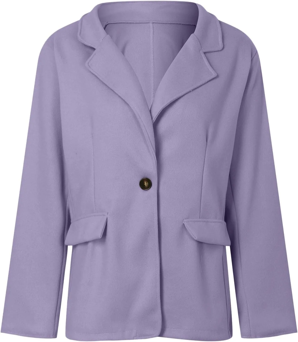 Womens Jackets Casual Single Breasted Hooded Jacket Lapel Neck Long Sleeve Solid Color Trench Coat for Women 2024
