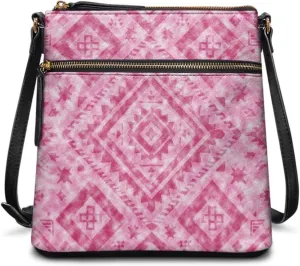 Women's Leather Shoulder Bag Soft Ladies Crossbody Bags with Multiple Pockets Fashion Handbags Zip Sling Purses