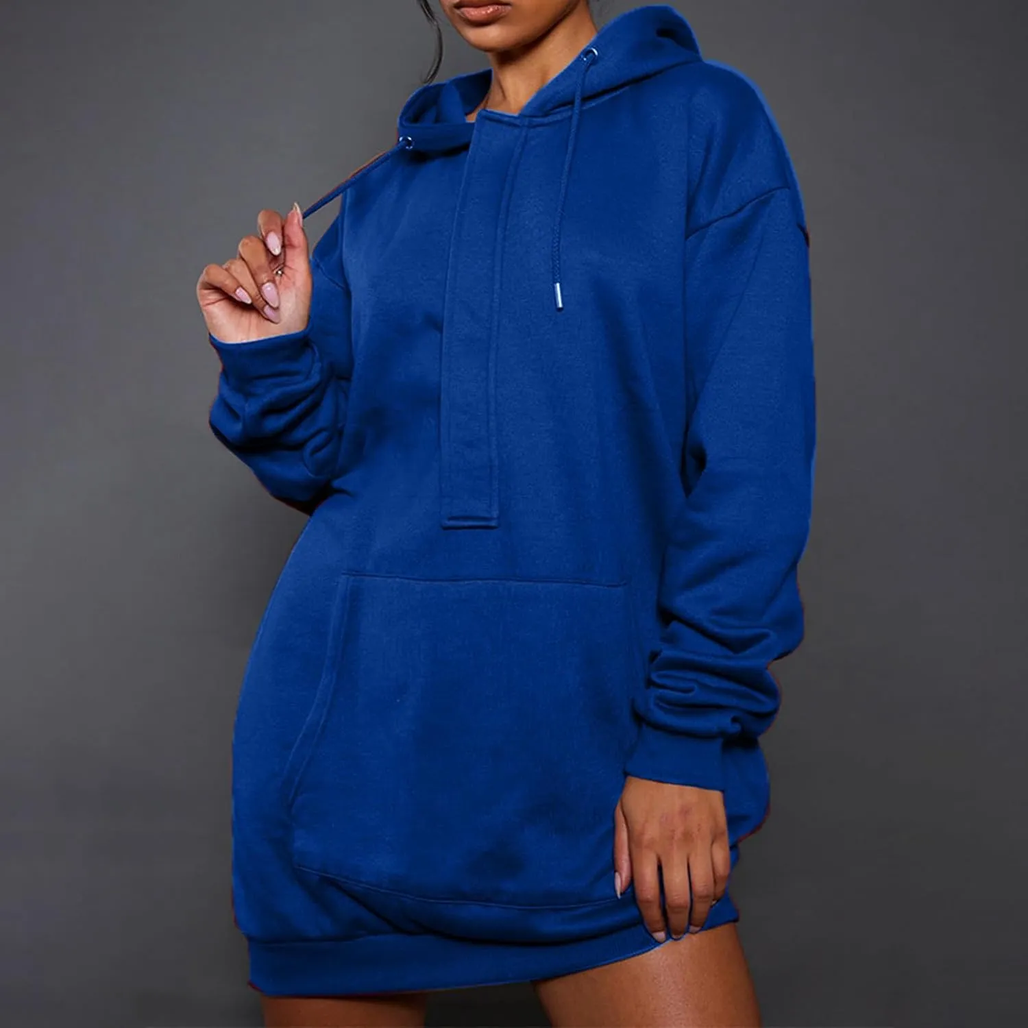 Women's Oversized Hoodie Loose fit Soft Pullover Tops Casual Fall Winter Drawstring Hooded Sweatshirts With Pockets