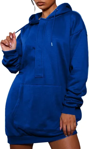 Women's Oversized Hoodie Loose fit Soft Pullover Tops Casual Fall Winter Drawstring Hooded Sweatshirts With Pockets
