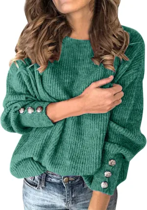 Women's Pullover Sweaters 2024 Fall Winter Oversized Turtleneck Chunky Knit Sweater Slouchy Loose Jumper Tops